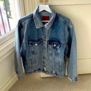 Anine Bing Rory jean jacket.  Size small.